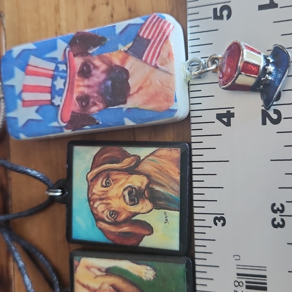 LAST CHANCE Rhodesian Ridgeback dog art pendants - Picture 3 of 3